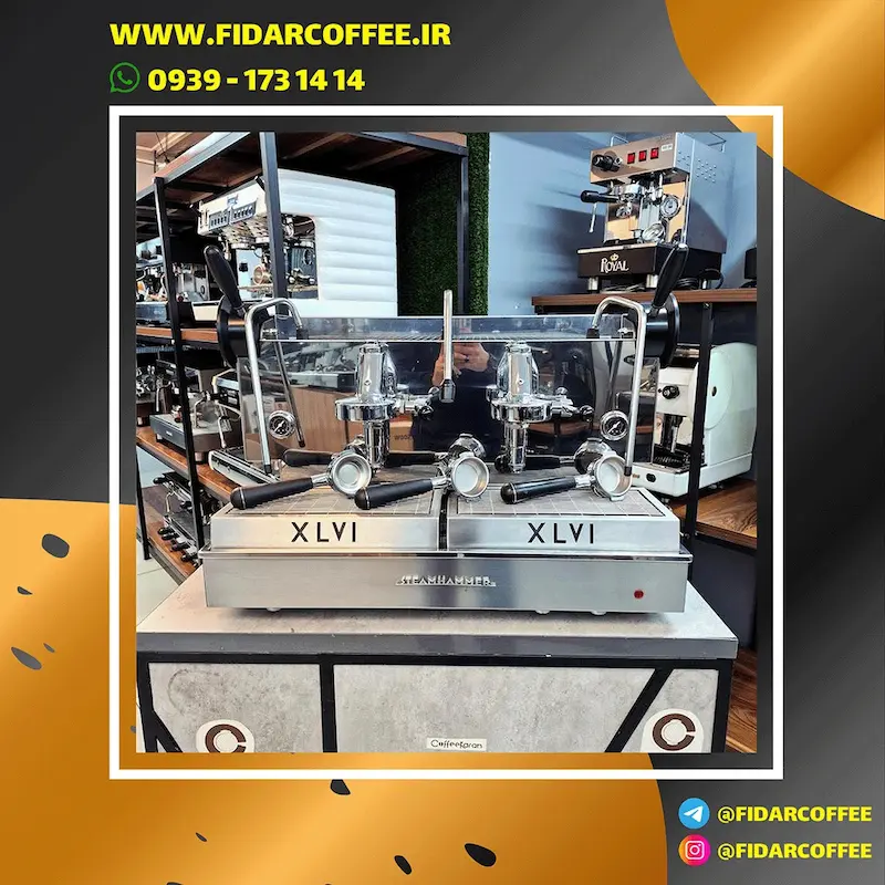اسپرسوساز دو گروپ کارکرده  سال ساخت ۲۰۲۲   XLVI   Espresso  Machine 2‑Group 