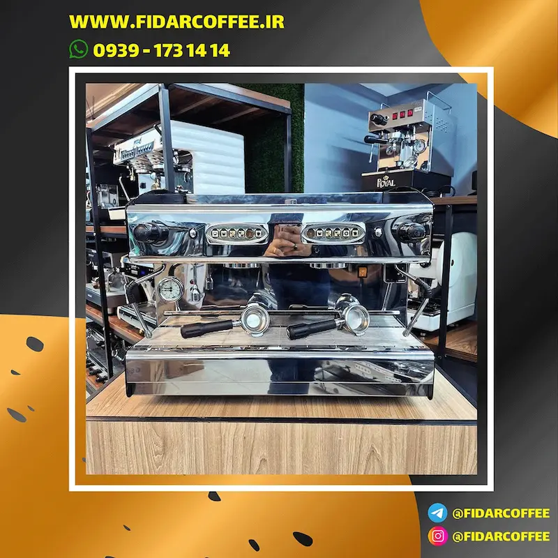 دستگاه اسپرسو دو گروپ مدل چیم CIME سری 3 کارکرده سال ساخت 2016 | فیدارکافی