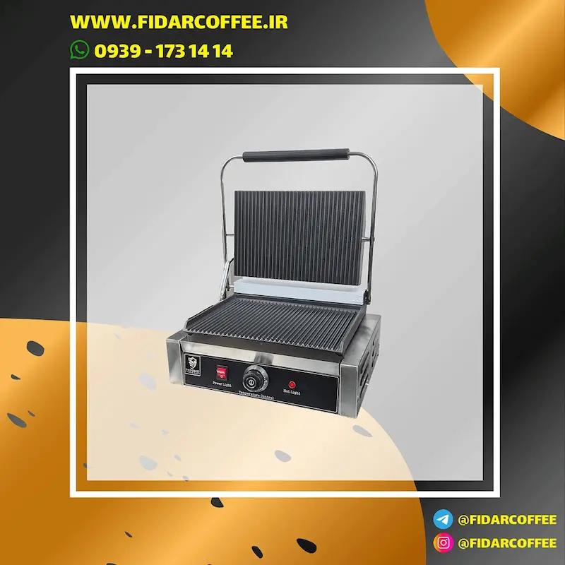 پنینی میکر تک درب مدل Phonix (آکبند) | فیدارکافی