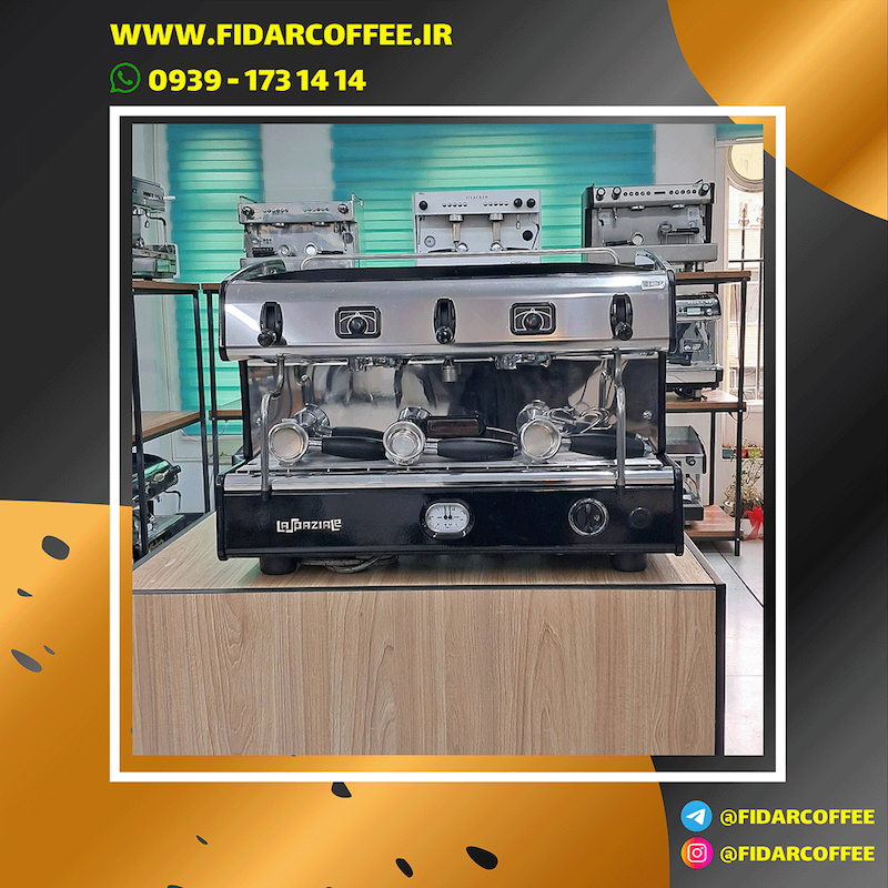 دستگاه اسپرسو دو گروپ مدل لاسپازیاله LASPAZIALE S2 نیمه اتوماتیک کارکرده سال ساخت2021 | فیدارکافی