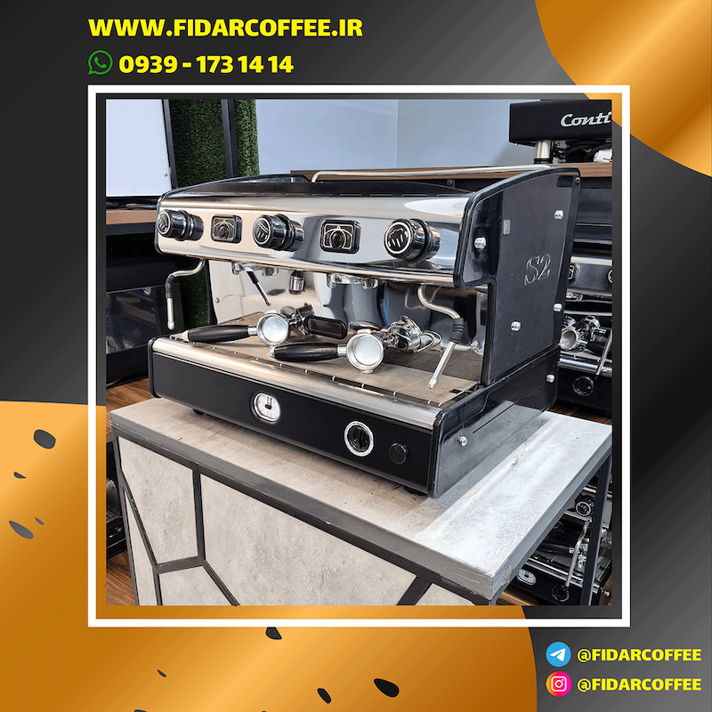 دستگاه اسپرسو دو گروپ مدل لاسپازیاله LASPAZIALE S2 نیمه اتوماتیک کارکرده سال ساخت2014 | فیدارکافی