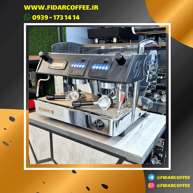 دستگاه اسپرسو صنعتی مدل اکسپوبار مارکوس Expobar Markus اتوماتیک سال ساخت 2016 | فیدارکافی