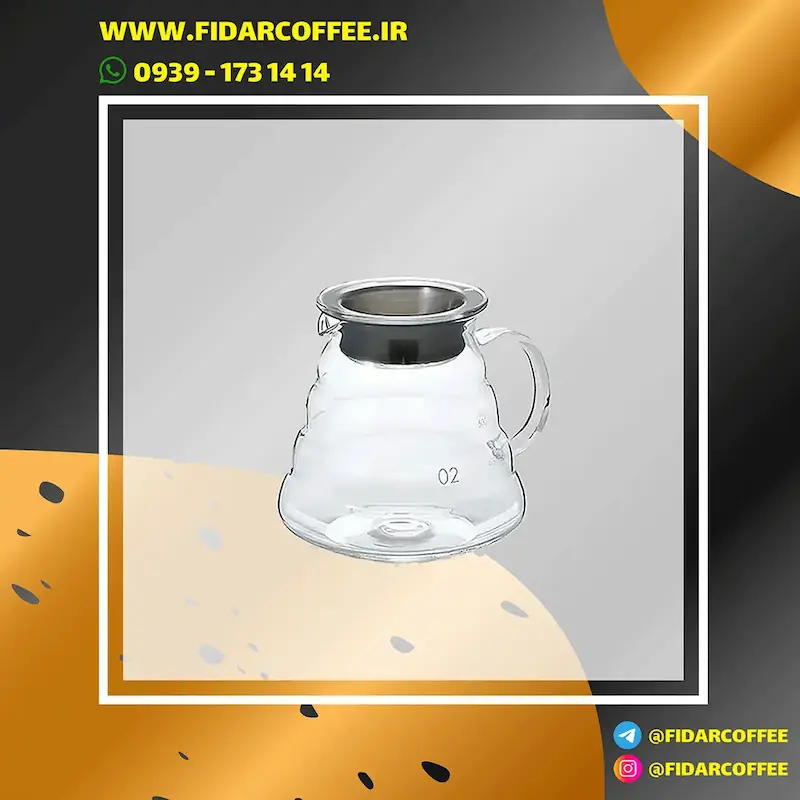 ☕ سرور V60 طرح هریو 800 میلی‌لیتر | آکبند | سال ساخت — | فیدارکافی