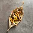 میگو نژاد ببری خیلی درشت سایز 30 الی 35 عدد ( ۱ کیلوگرم - 500 گرم پاک شده )