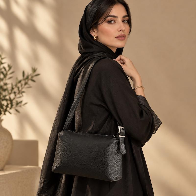 کیف دوشی چرمی شهرزاد