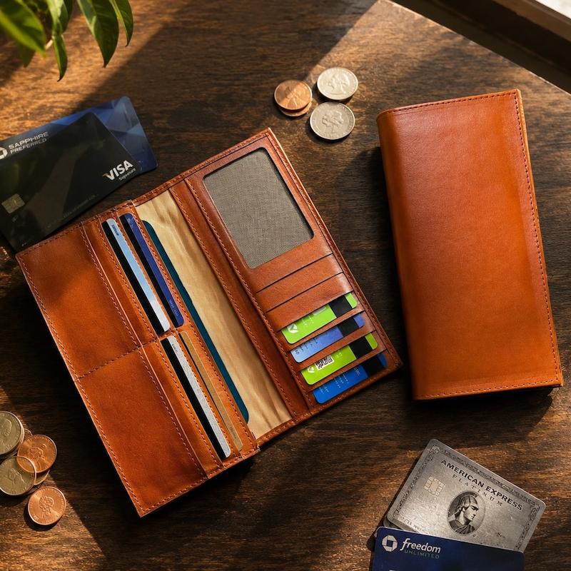 کیف پول پالتویی تابان