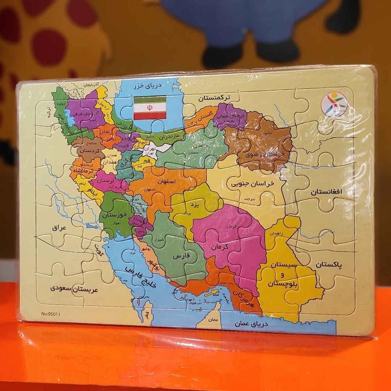 پازل نقشه ایران