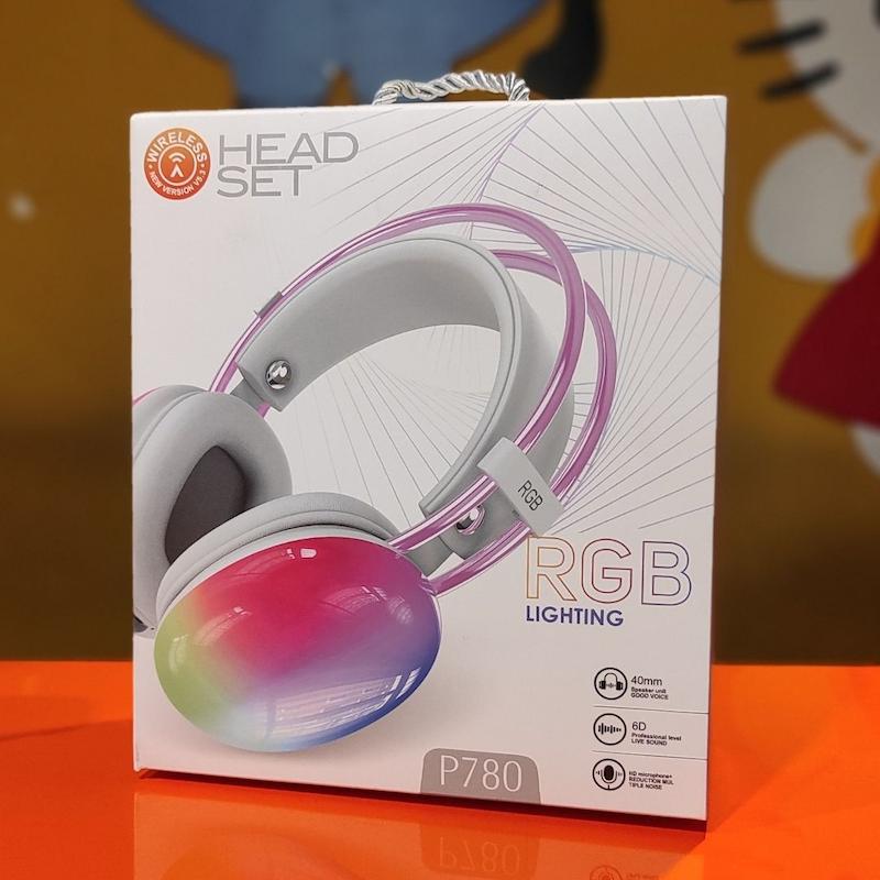 هدفون بلوتوثی P780 با نورهای RGB