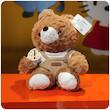 عروسک پولیشی خرس نقاش 24245