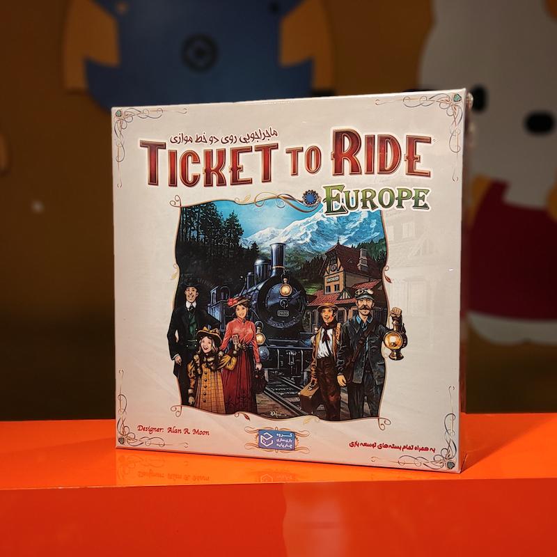 بازی فکری تیکت تو راید اروپا چارپایه Ticket To Ride Europe
