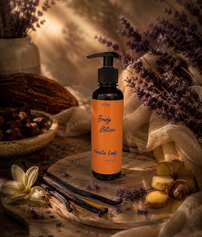 بادی لوشن وانیلا لیدی | vanilla lady body lotion