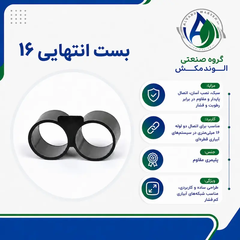 بست انتهایی ۱۶ پلیمری