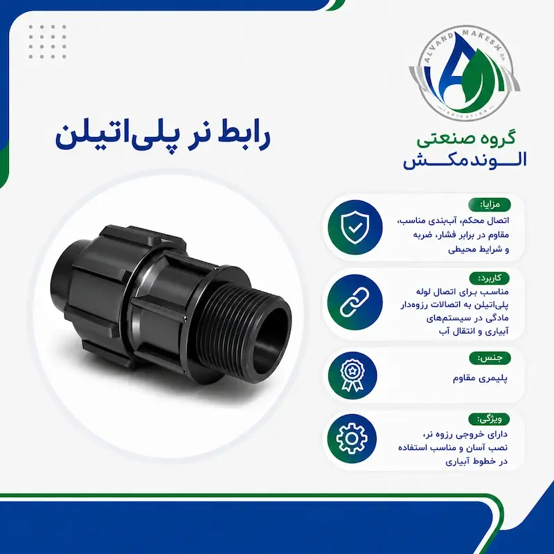 رابط نر پلی اتیلن