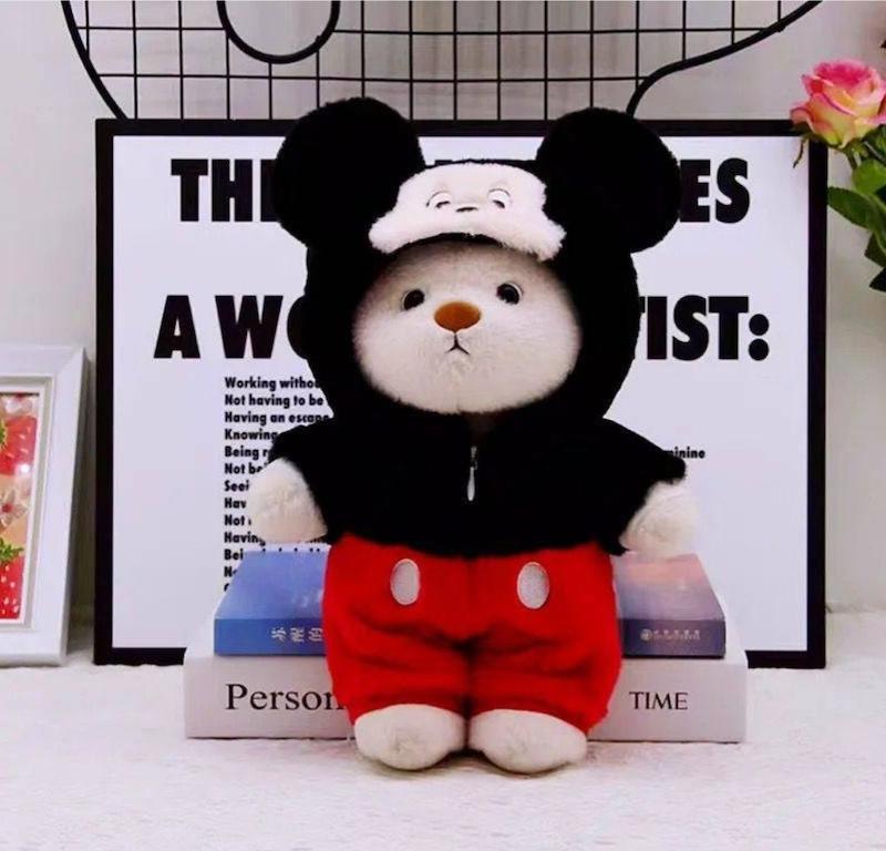 عروسک خرس لباسدار 