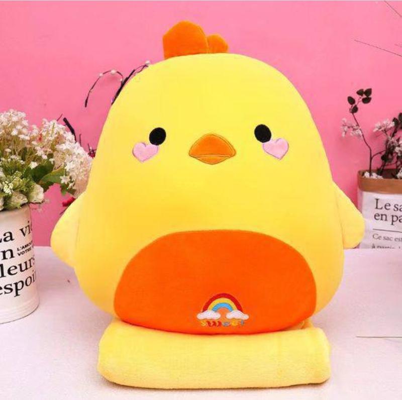 پتو بالشتی جوجه رنگین کمانی