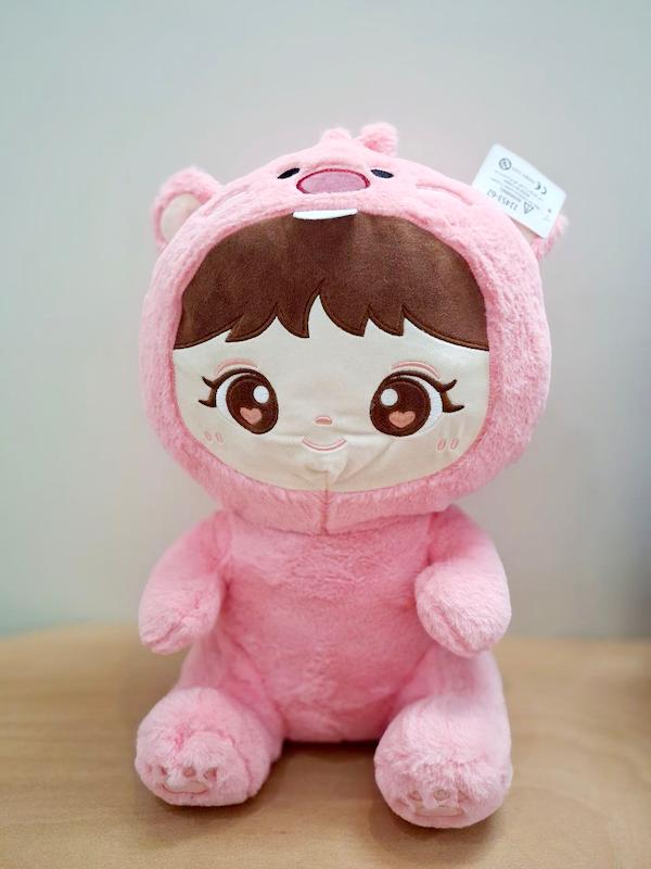 پتو بالشتی دختر صورتی 