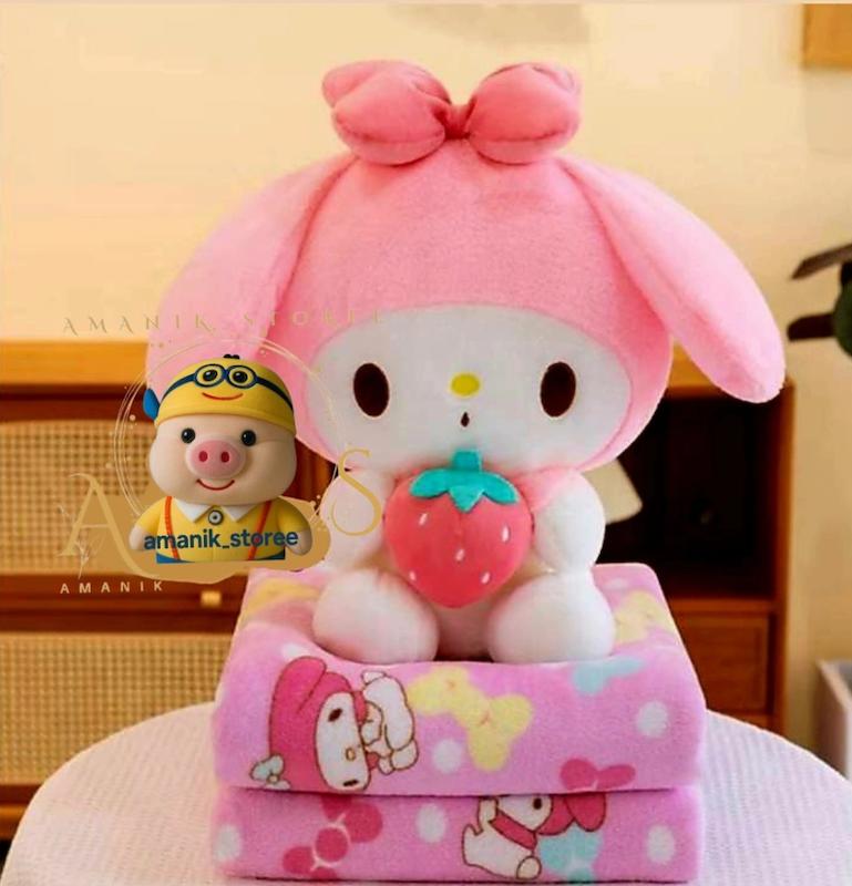 پتوبالشتی ملودی توتفرنگی 