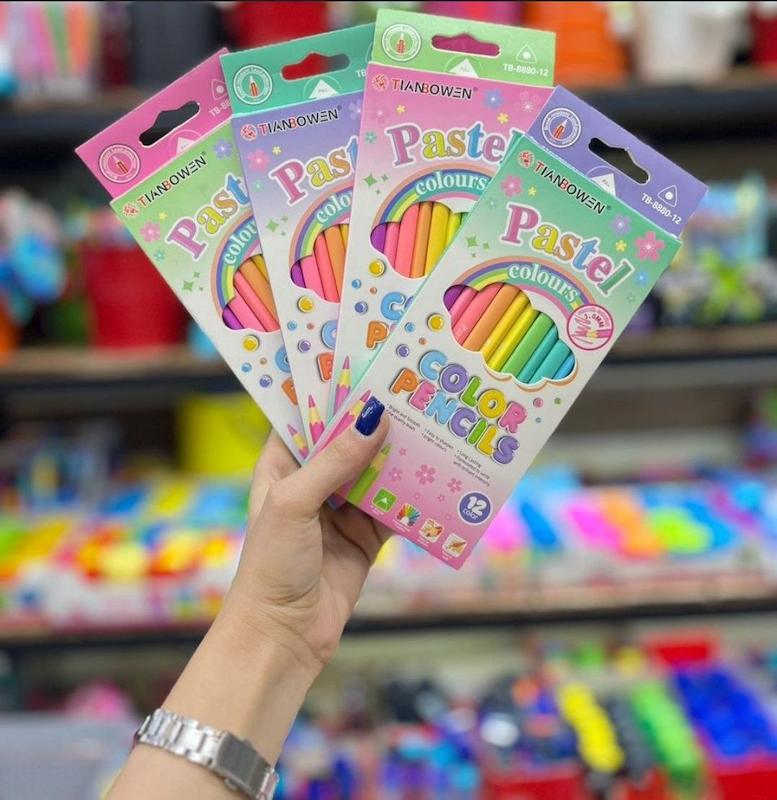 مداد رنگی پاستیلی 