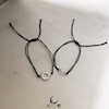 دستبند ست مینیمال مهر و ماه