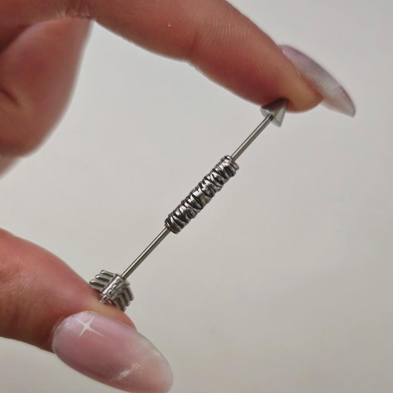 پیرسینگ محوری مدل تیر کمان🏹