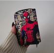 کیف جاکارتی طرح دار مخمل فانتزی اسپایدرمن/ پرچم و...