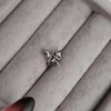 پیرسینگ اسکلت و رز حلقه ای