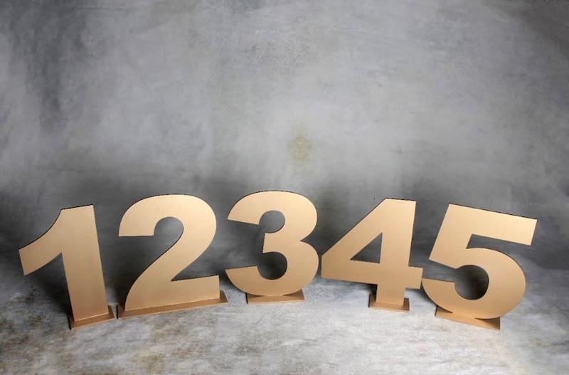 ست اعداد قابل سفارش با هر فونتی ارتفاع 30 سانتی متری
