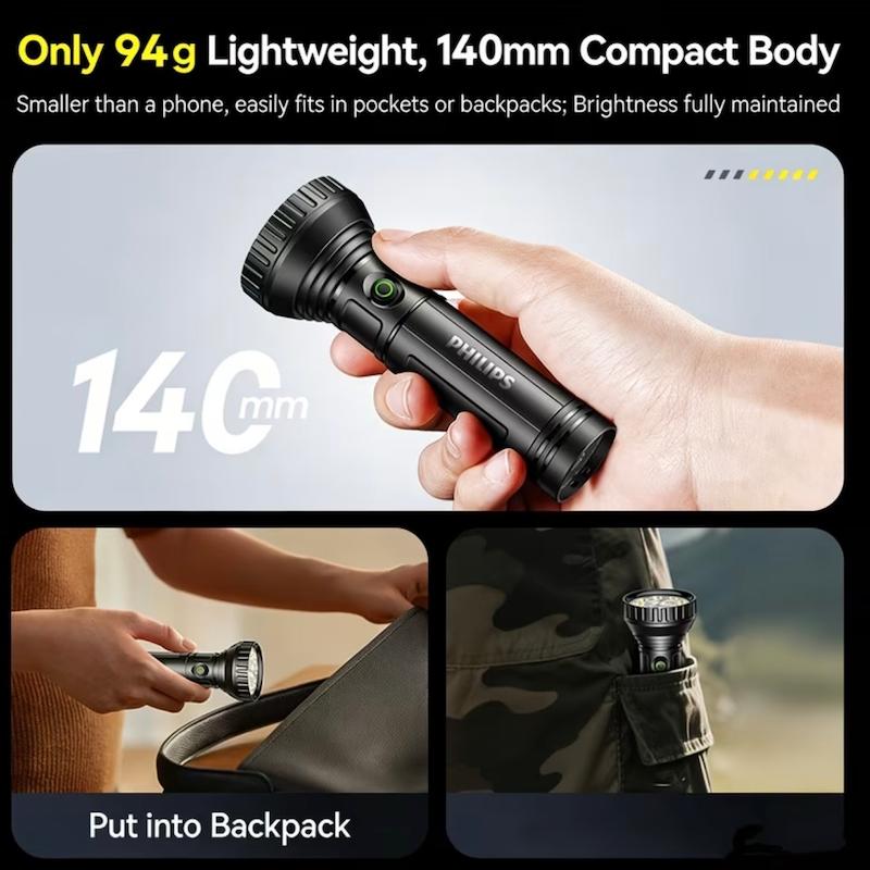 چراغ قوه فیلیپس 1252 با ۹ LED