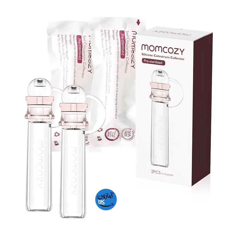 بطری جمع کننده آغوز مادر برند Momcozy قابل استفاده مجدد،بدون مواد BPA