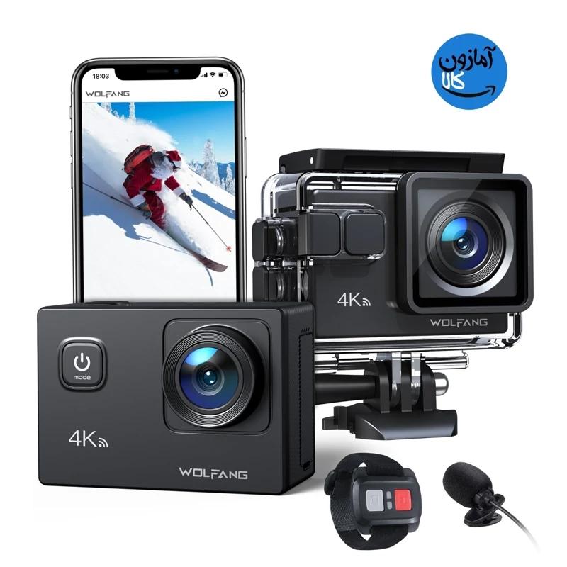 دوربین اکشن ورزشی ولفانگ مدل  GA100 با کیفیت 4K