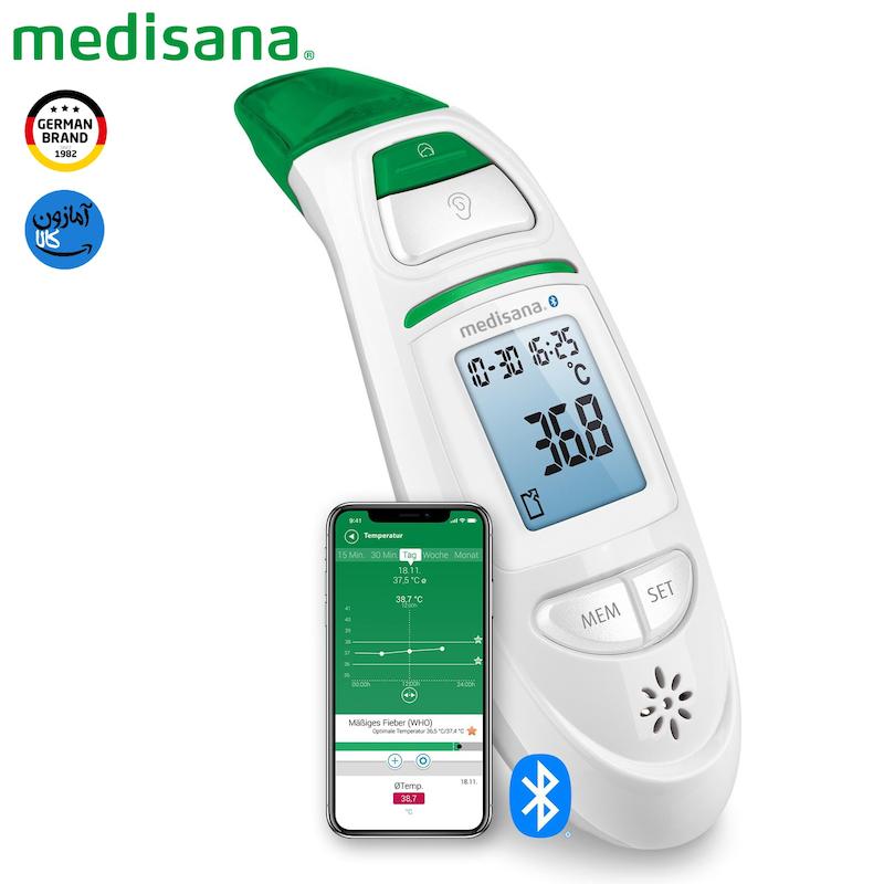 دماسنج پزشکی هوشمند دیجیتال 6 کاره مدیسانا آلمان مدل TM 750 Connect