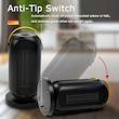 بخاری برقی فن‌دار با چرخش ۹۰ درجه ،بخاری سرامیکی کم‌مصرف ۶۰۰/۱۲۰۰ وات