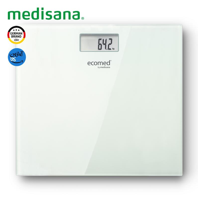 ترازوی دیجیتال شیشه ای برند Ecomed مدل PS-72E