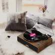 گرامافون بلوتوثی حرفه ای برند !DIGITNOW با بلندگوی استریوی HiFi داخلی