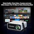 ویدیو پروژکتور هوشمند آندروید WEWATCH مدل V51 Pro تصویر 400 اینچ،