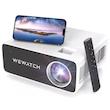 ویدیو پروژکتور هوشمند آندروید WEWATCH مدل V51 Pro تصویر 400 اینچ،