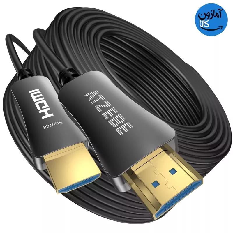 کابل 25 متری HDMI 4K فیبر نوری برند ATZEBE