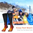 جوراب گرمایشی برند SOCKS باتری 4000 میلی‌آمپر ساعتی برای آقایان، خانم‌ها
