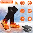 جوراب گرمایشی برند SOCKS باتری 4000 میلی‌آمپر ساعتی برای آقایان، خانم‌ها