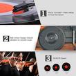 گرامافون وینیل پلیر بی‌سیم بلوتوث با بلندگوهای داخلی و USB، گرامافون قدیمی LP با قابلیت پخش 3 سرعته تسمه‌ای برای دکوراسیون منزل