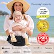 کریر کمری کودک Momcozy Hip Seat  قابل تنظیم با محافظ شکم سه بعدی اورجینال، کریر ارگونومیک با جیب‌های مختلف برای نوزادان و کودکان