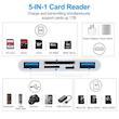 هاب لایتنینگ اپل کارت خوان آیفون SD TF، هاب 5 در 1