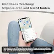 کارت ردیاب کیف پول فوق باریک ضد آب IP68، شارژ بی‌سیم، سازگار با Apple Find My (فقط iOS)