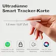 کارت ردیاب کیف پول فوق باریک ضد آب IP68، شارژ بی‌سیم، سازگار با Apple Find My (فقط iOS)