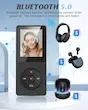 mp3 پلیر 32کیگابایتی برند Raitwahl بلوتوث 5.0 با بلندگوهای HD، صفحه نمایش رنگی TFT 1.8 اینچ، 