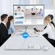 کیبورد بی‌سیم بلوتوث OMOTON مدلkb515 طرح‌بندی QWERTY ایتالیایی، نقره‌ای