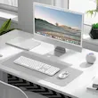 کیبورد بی‌سیم بلوتوث OMOTON مدلkb515 طرح‌بندی QWERTY ایتالیایی، نقره‌ای