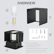 چراغ دیواری LED فضای باز مدلLC-L297 ضد آب (۱عدد)