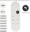 کنترل کروم کست برند uehba.کنترل از راه دورصوتی  جایگزین برای پخش کننده رسانه Google Chromecast 4K Snow Streaming G9N9N GA01409-US GA01919-US GA01920-US GA01920-US GA01923-US