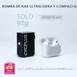 مینی پمپ باد شارژی  دوچرخه، 100PSI، باد شدن سریع، سوپاپ پرستا و شریدر، برای دوچرخه برقی، دوچرخه کوهستان و دوچرخه جاده، بدون فشارسنج